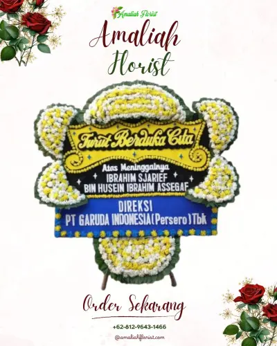 Papan Bunga Duka di Sodo