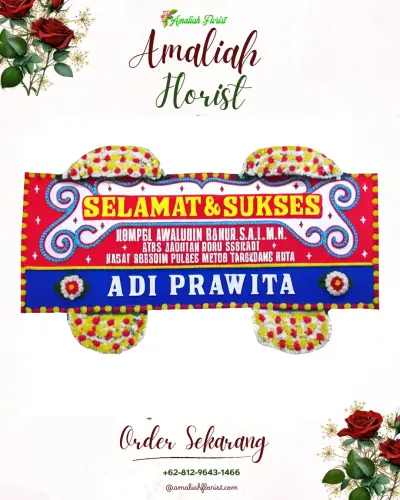 Karangan Bunga Ucapan Selamat di Sodo