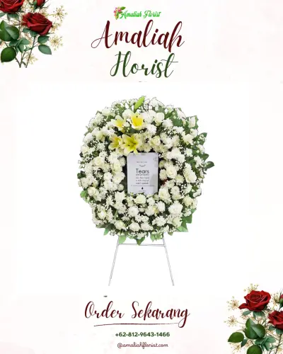 Krans Bunga Duka Cita di Sodo